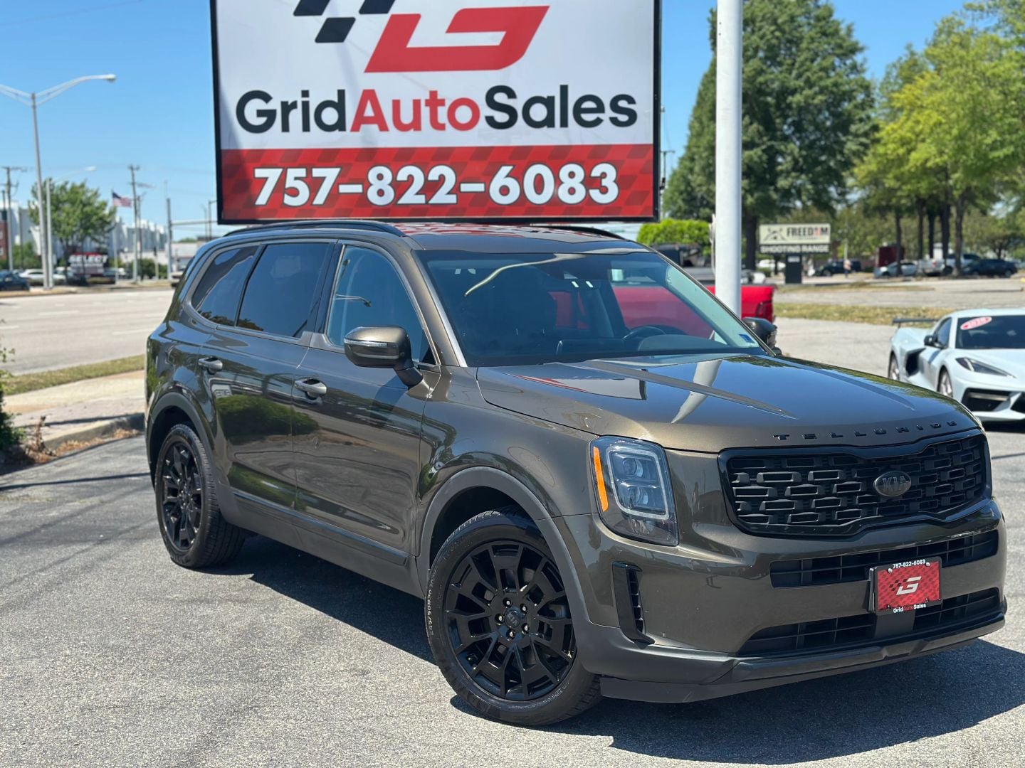 Pre-Owned 2021 KIA TELLURIDE EX SPORT UTILITY 4D - photo - 0