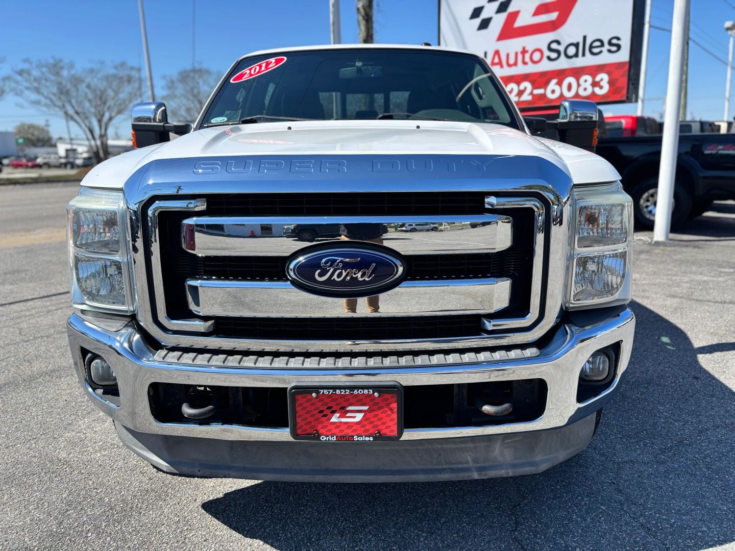 Pre-Owned 2012 FORD F250 SUPER DUTY CREW CAB LARIAT PICKUP 4D 8 FT - photo - 7